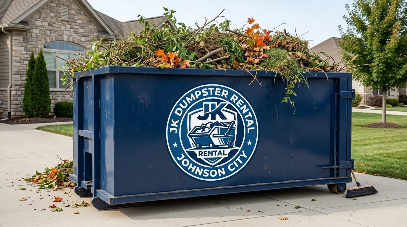 Yard Waste Dumpster Rental Johnson City TN-img